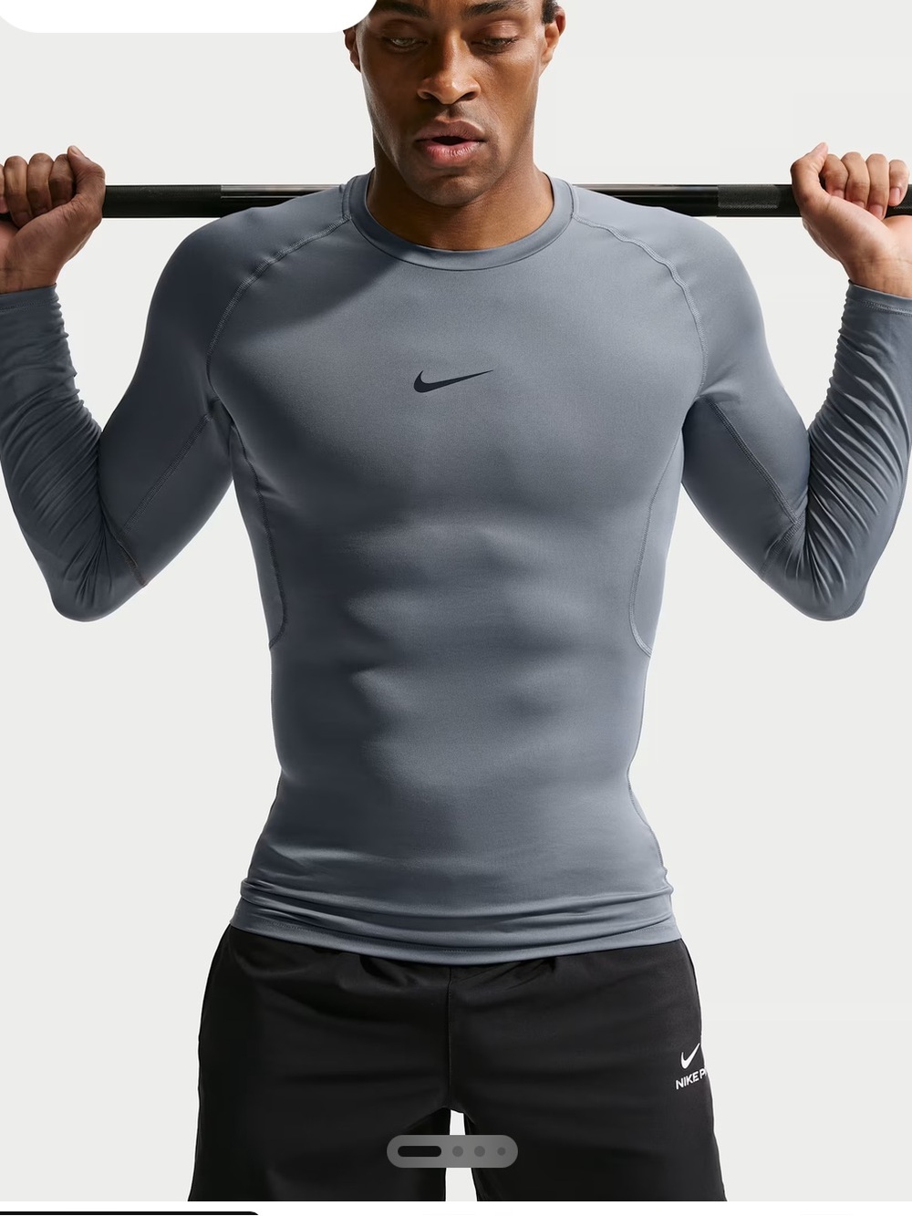 Nike Pro Men's Dri-FIT Tight Long-Sleeve Fitness Top